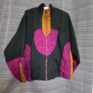 Nike Pink Vintage Ripstop Nylon Bomber Jacket Size Large